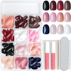 Square Oval Acrylic Nails