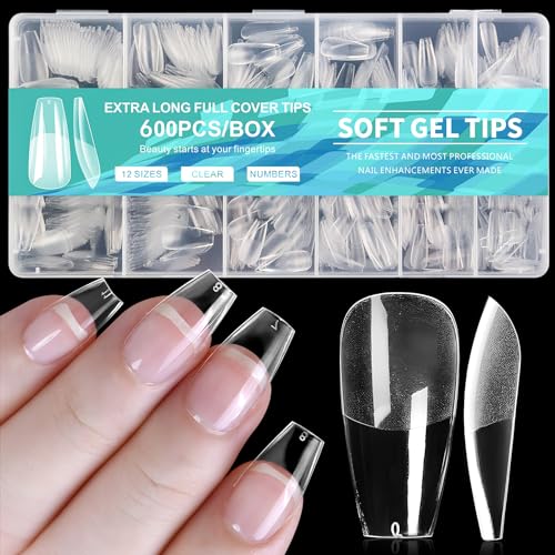 "Solid Color Coffin Acrylic Nails"