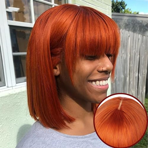 Ginger human hair wig - Image 6