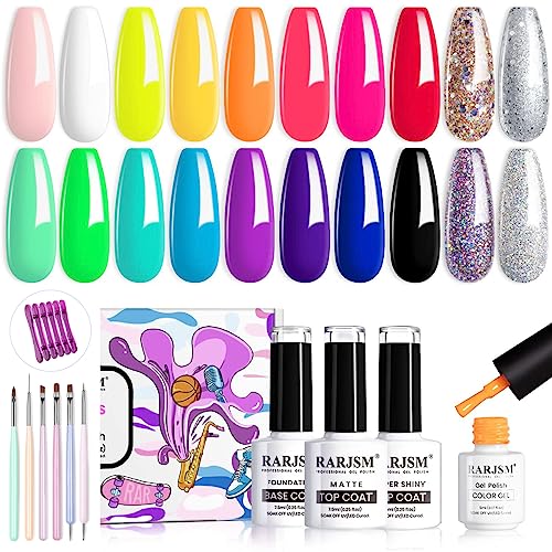 Spring Palette Gel Nail Art Kit 12 Vibrant Colors for Creative Designs