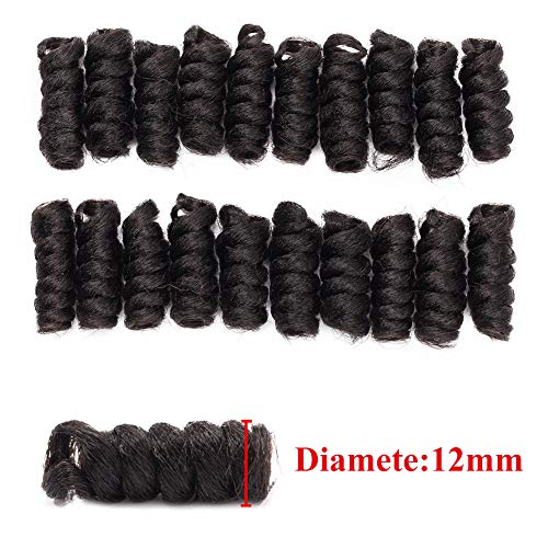 14 Inch Remy Human Hair Weave Spiral Curl Natural Look and Feel - Image 4