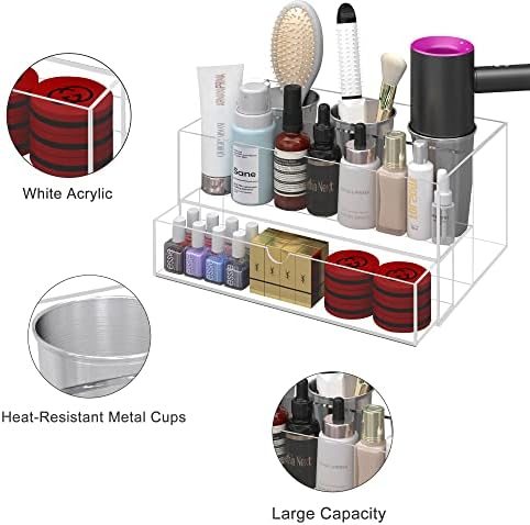 Dyson Supersonic Hair Dryer Wall Mount Holder Organizer - Chrome Finish - Image 6