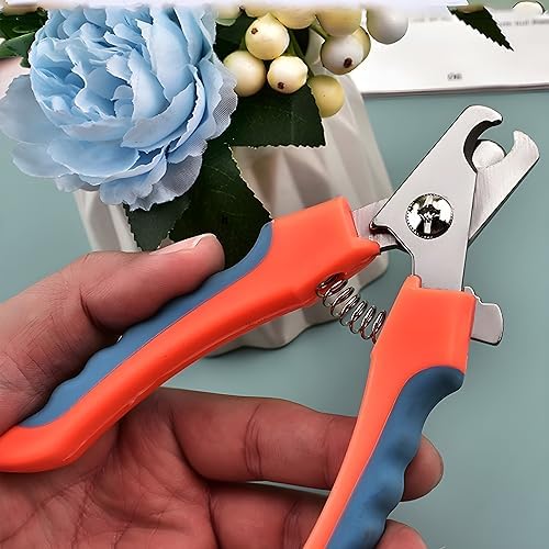 Pet Nail Clippers, Professional Grooming Tool with Safety Guard, Best Paw Safe and Painless Claw Trimmer, Lock-Protective to Avoid Over Cutting, Free Nail File, Pet Nail Clippers for Dogs & Cats. - Image 9