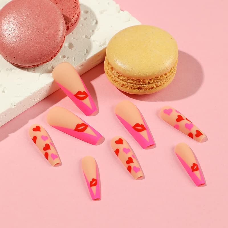 Matte Ballerina Acrylic Nails - Image 2