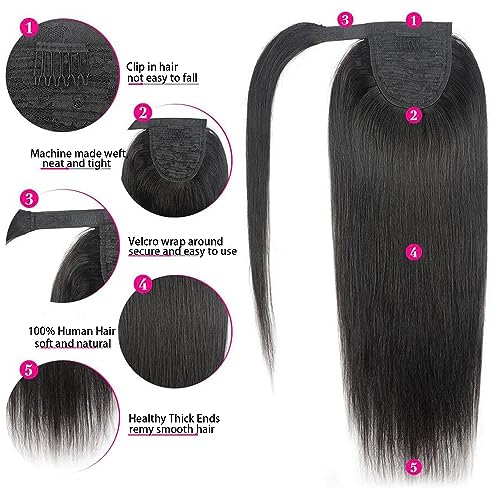 Short Human Hair Ponytail ? 10 inches - Image 2