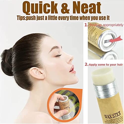 Men's Strong Hold Hair Styling Wax with All-Day Shine, 100g - Image 4