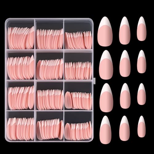 Matte Almond Shape Acrylic Nail Design