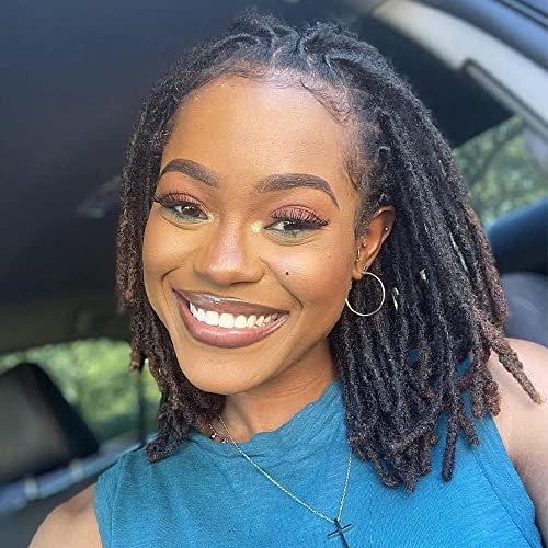 Handmade 12-Inch Human Hair Locs for Natural Look and Feel - Image 2