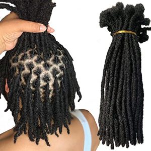 18 Inch 100% Remy Human Hair Sisterlocks Extensions Natural Appearance