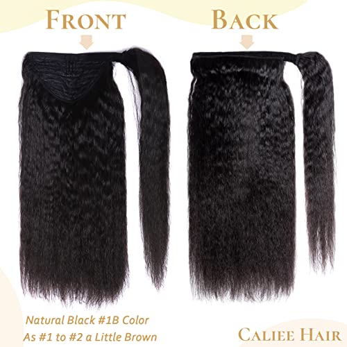 20 Inch Remy Human Hair Ponytail Extension Natural Feel and Look - Image 4