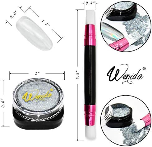 Unicorn Chrome Acrylic Nail Design Set for Stylish Nail Art Enthusiasts - Image 4