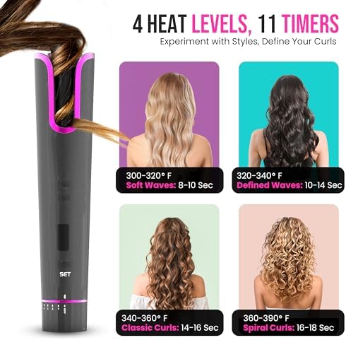 1-inch Heated Curling Brush for Effortless Styling and Smooth Waves - Image 6