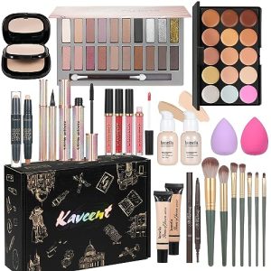 Four Shade Cream Foundation Kit for All Skin Types, 30g Total