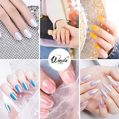 Unicorn Chrome Acrylic Nail Design Set for Stylish Nail Art Enthusiasts - Image 5