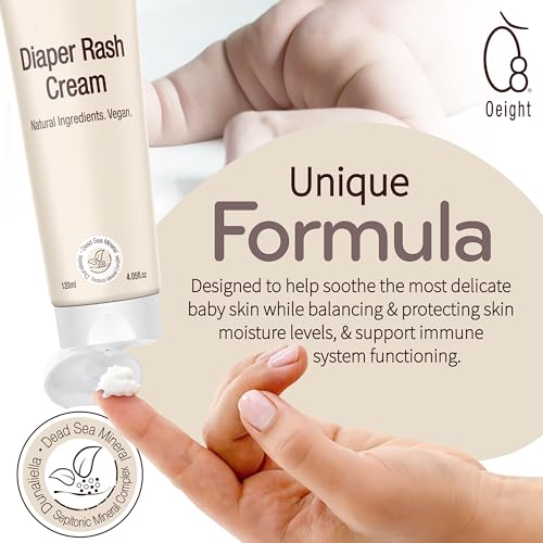Gentle Tearless Baby Shampoo and Diaper Rash Cream Set 8 oz Capacity - Image 4