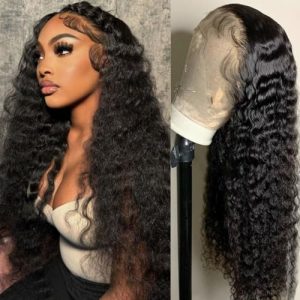 13x4 Inch Curly Human Hair Lace Front Wig for Natural Look and Comfortable Fit