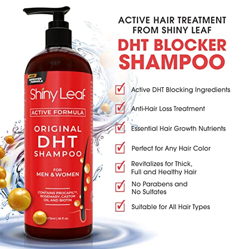 DHT Blocker Shampoo and Conditioner for Hair Loss With Biotin For Men, Women, Anti-Hair Loss Treatment, Rosemary Leaf Oil and Asparagus Extracts, for Thinning Hair (Shampoo and Conditioner) - Image 7