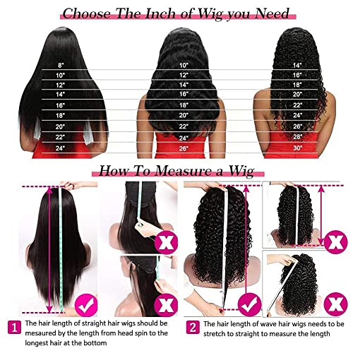 13x4 Lace Front Wigs Human Hair 200 Density Deep Wave Wigs Pre Plucked with Natural Baby Hair for Women HD Transparent Lace Frontal Wigs Brazilian Virgin Deep Curly Wigs Natural Hairline 18 inch - Image 8