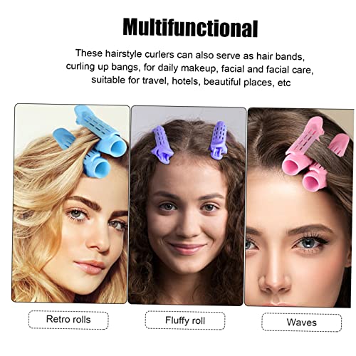 FRCOLOR 27 Pcs Shaper Hair Crimping Tool Crimper Hair Iron for Short Hair Natural Fluffy Hair Clip Women Hair Root Clips Hair Clips for Short Hair Volume Hair Clip Plastic Wave Hair Curler - Image 5