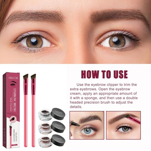 Realistic Doll Black Hair with Black Eyebrows, Perfect for Customization, 10 Inch Length - Image 3