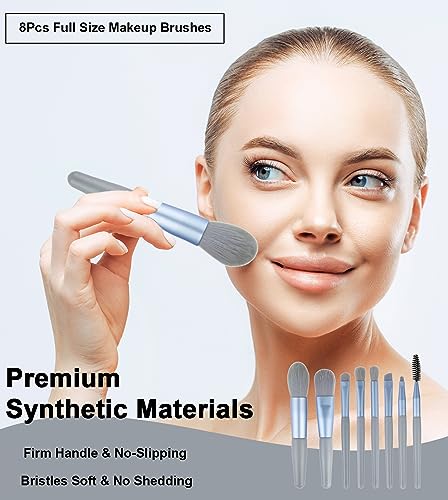 Makeup Brush with Ergonomic Handle for Flawless Application and Blending - Image 2