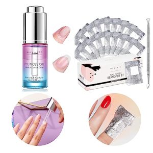 Soak-Off Gel Nail Wraps for Easy Removal
