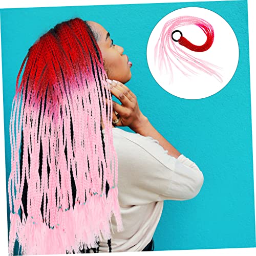NOLITOY Ponytail Women's Hairstyle Decor Curly Wig Crochet Hook Curly Human Hair Wig Afro Wigs Braid Weave Decor Hairpiece Premium Hairpiece Hip Hop Headband Hair Piece Decorate Miss Silk - Image 7
