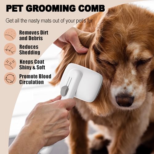 Rubber Dog Hair Brush - Image 2