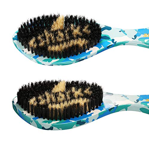 Premium shark camo wave brush- wave brush medium-Made with Boar Bristles for 360 - Image 2