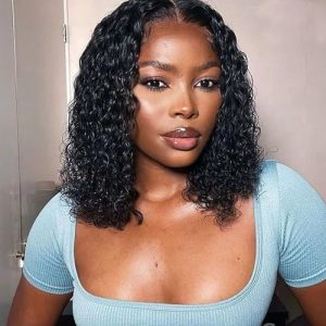 Medium Length Glueless Human Hair Wig for Effortless, Natural Styling
