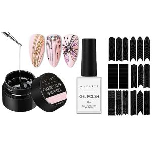 Spider Gel Nail Art Kit for Stunning 3D Designs with Step-by-Step Tutorial