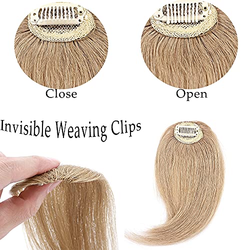 100% Remy Human Hair Clip-In Fringe 8 Inch Medium Brown for Instant Style Change - Image 6