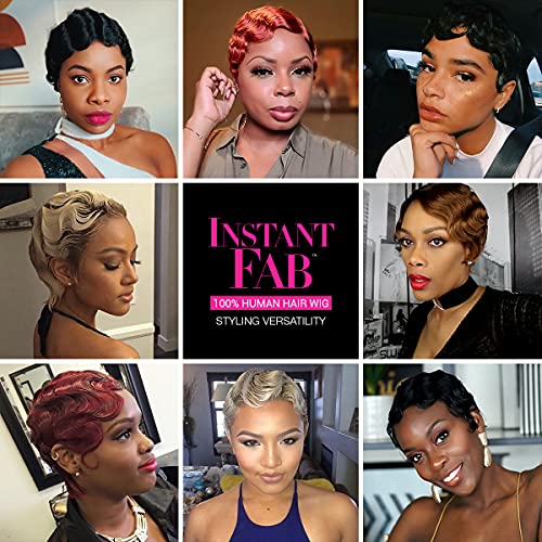 Chic 100% Human Hair Wig Short Style Trendy Versatile Fashionable - Image 7