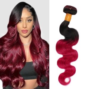 Burgundy Human Hair Extension