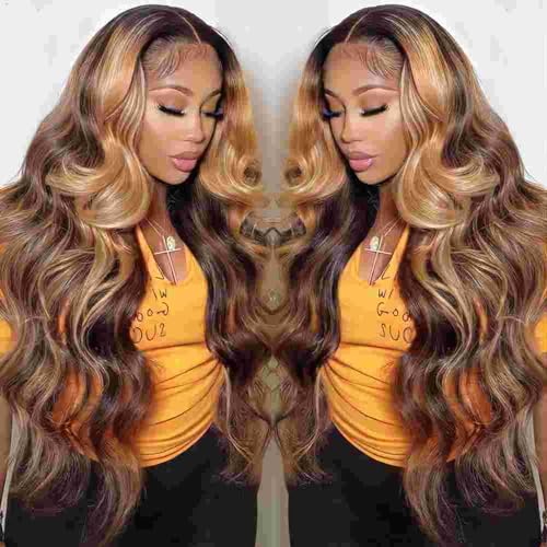 Blonde Full Lace Human Hair Wig for Women, Natural Look, Comfortable Fit, 20 Inch