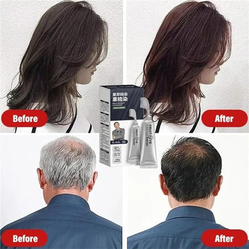 Black Hair Color Transforming Cream 200ml Tube for Vibrant Results - Image 7