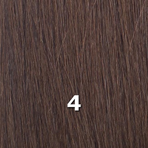 Q Human Hair Mastermix Weave - MALAYSIAN IRONED TEXTURE NATURAL STRAIGHT 7PCS (18"/18"/20"/20"/22"/22"+CLOSURE) (4 - Med Brn) - Image 2