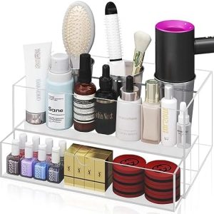 Dyson Supersonic Hair Dryer Wall Mount Holder Organizer - Chrome Finish