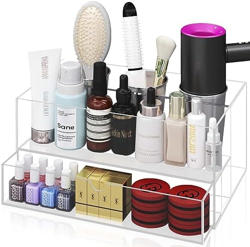 Dyson Supersonic Hair Dryer Wall Mount Holder Organizer - Chrome Finish