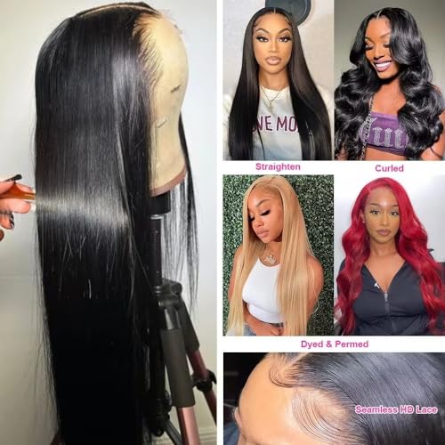 13x4 Lace Front Human Hair Wig for Natural Look and Comfortable Fit - Image 4