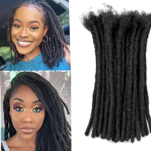Handmade 12-Inch Human Hair Locs for Natural Look and Feel - Image 7
