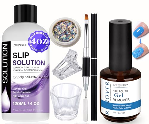 8 oz Gel Nail Polish Residue Remover for Effortless Gel Polish Cleanup
