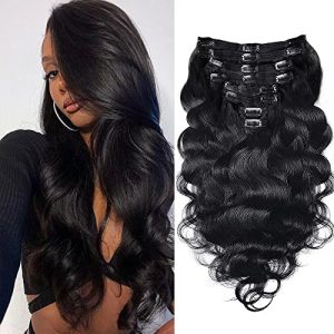 100g Premium Quality Human Hair Weaving Wefts Natural Color