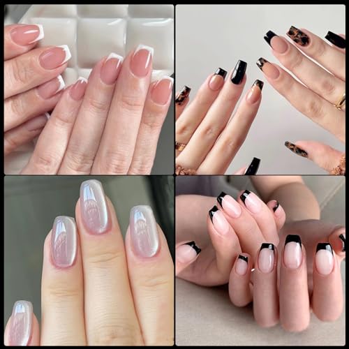 Stylish Coffin Gel Nail Art Kit for Chic Nail Designs and Creative Expressions - Image 2