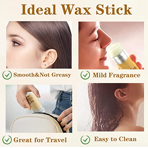 Men's Strong Hold Hair Styling Wax with All-Day Shine, 100g - Image 2