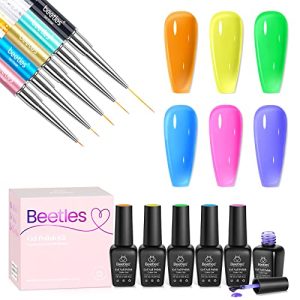 Vibrant Neon Gel Nail Art Kit 12 Creative Design Inspirations for Enthusiasts