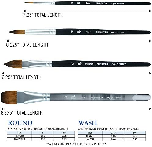 1 Inch Precision Sable Brush for Quality Painting Artwork, Artist Grade - Image 4