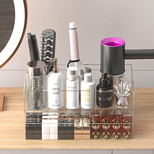 Dyson Supersonic Hair Dryer Wall Mount Holder Organizer - Chrome Finish - Image 2