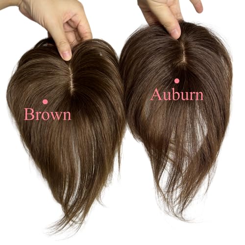 18 Inch Clip-On Human Hair Topper for Natural Volume and Effortless Styling - Image 8