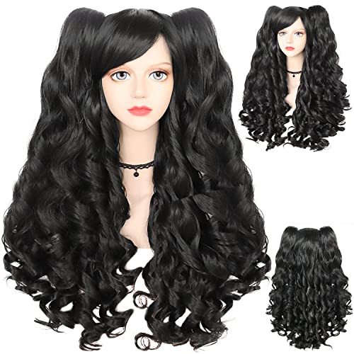 24-Inch Black Long Human Hair Wig for Women, Natural Look and Feel - Image 2